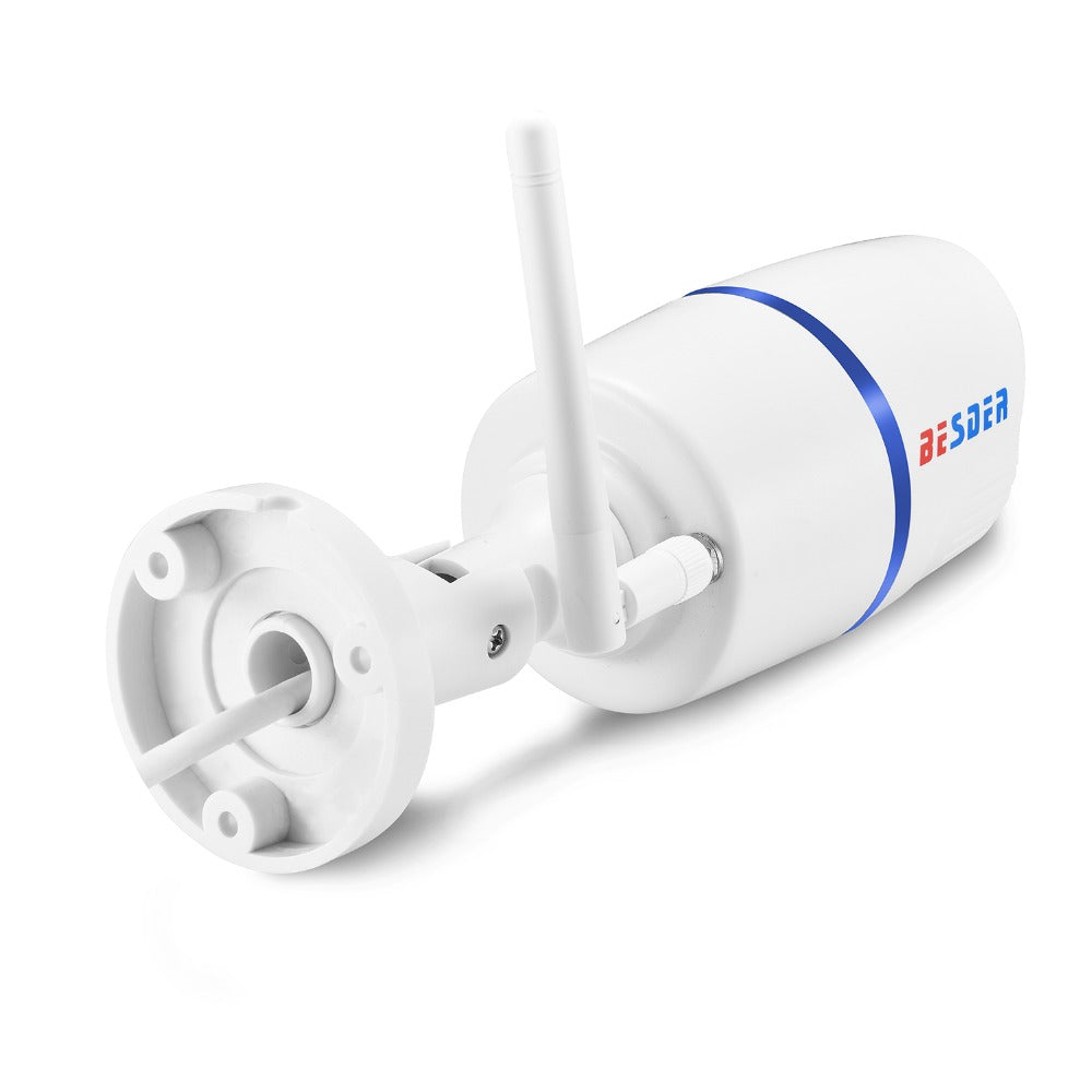 Câmera Wi-Fi Full HD Ajustável, Resistente às Intempéries, com Slot para Cartão SD