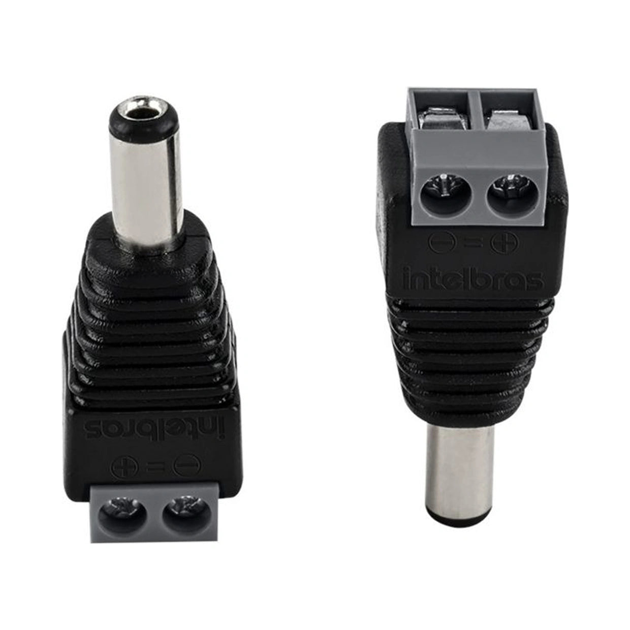 Conector P4 Macho Intelbras CONEX 1000 - Kit 10 Unidades para CFTV