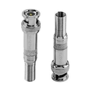 Conector BNC Macho com Mola Intelbras CONEX 1000 G2 - Conexão Premium para CFTV - 10un