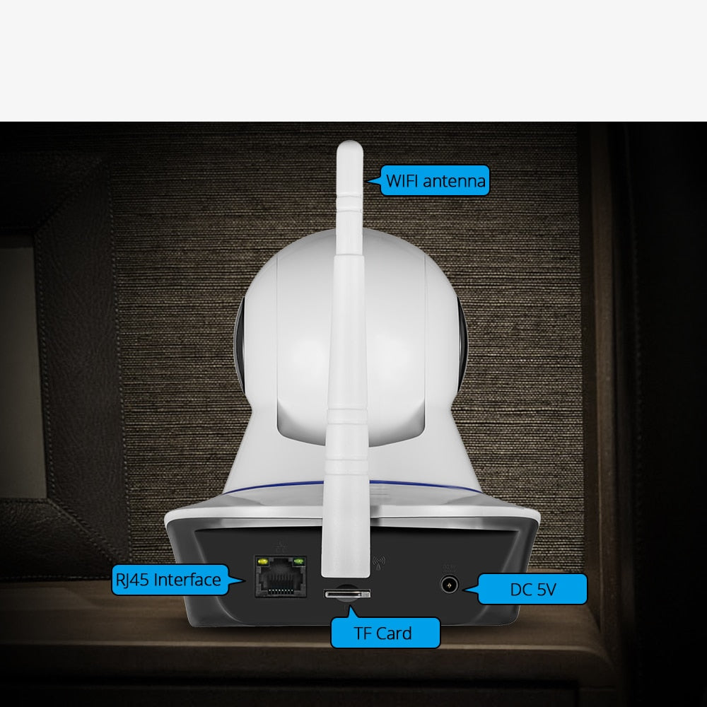 Câmera IP de Segurança Residencial Sem Fio
