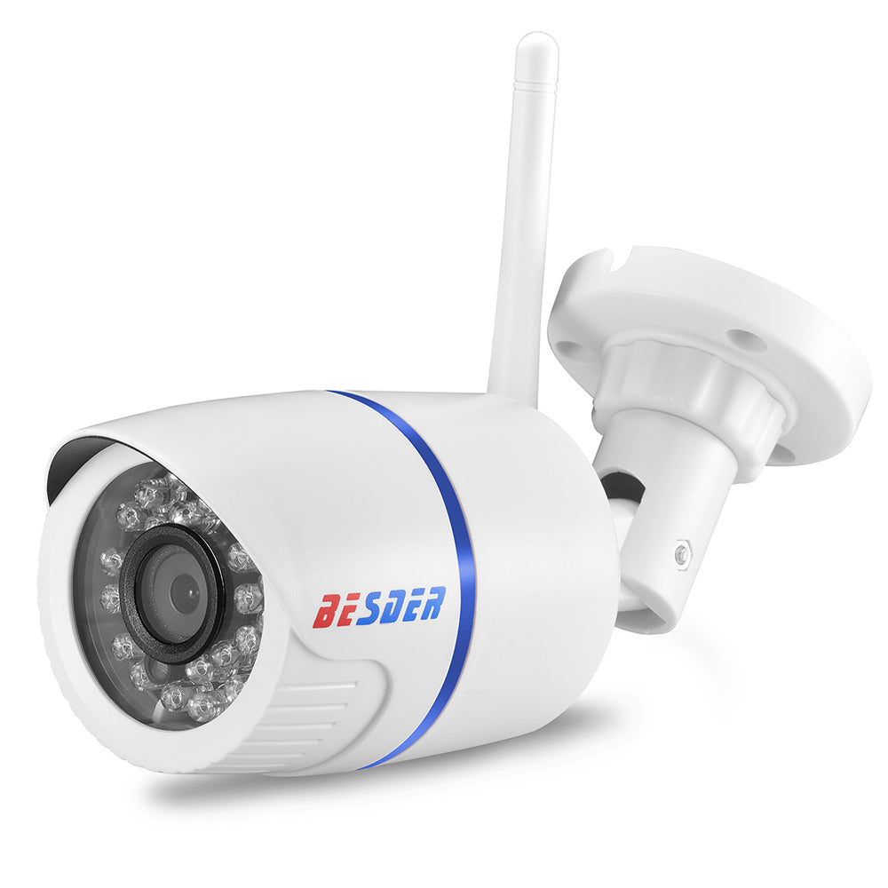 Câmera Wi-Fi Full HD Ajustável, Resistente às Intempéries, com Slot para Cartão SD