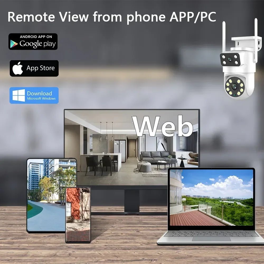 4k 8mp tuya lente dupla ptz wifi câmera full hd tela dupla ai humano rastreamento automático ao ar livre 4mp câmera de vigilância de vídeo de segurança - LUFT SECURITY LTDA4MP Add 128G Card4k 8mp tuya lente dupla ptz wifi câmera full hd tela dupla ai humano rastreamento automático ao ar livre 4mp câmera de vigilância de vídeo de segurança