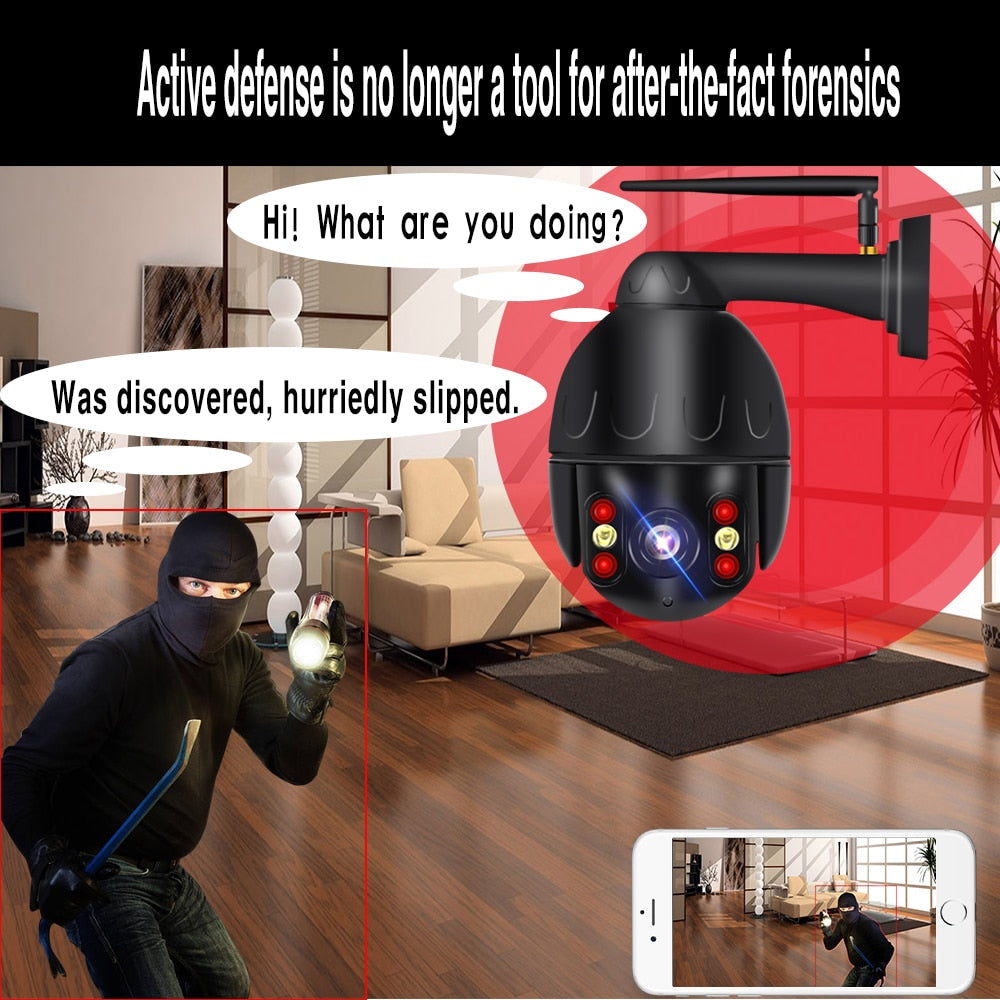 Câmera IP Wi-Fi de Segurança Residencial para Área Externa