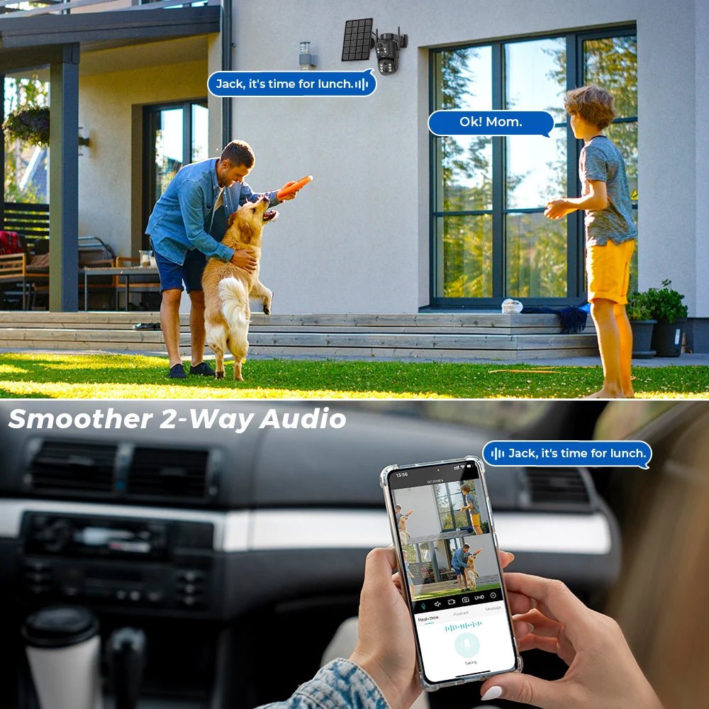 8mp 4k hd câmera solar wifi ao ar livre bateria embutida lente dupla 2k câmera de segurança painel solar vigilância de vídeo sem fio icsee - LUFT SECURITY LTDA8MP Add 128G Card8mp 4k hd câmera solar wifi ao ar livre bateria embutida lente dupla 2k câmera de segurança painel solar vigilância de vídeo sem fio icsee