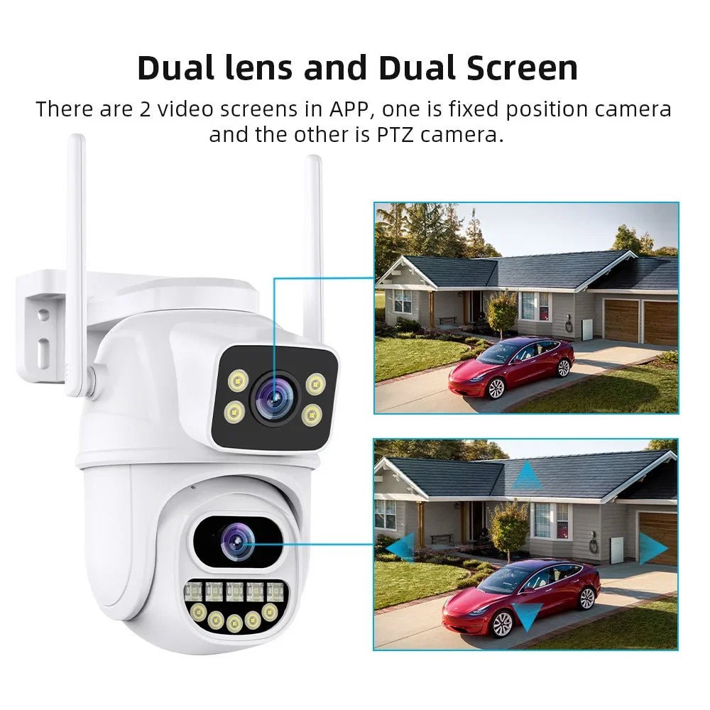 9mp 4k xiaolian ptz wifi câmera com lente dupla telas duplas ai detecção de cartão de cd humano sem fio ao ar livre cctv câmera ip de segurança - LUFT SECURITY LTDA1 peça preta9mp 4k xiaolian ptz wifi câmera com lente dupla telas duplas ai detecção de cartão de cd humano sem fio ao ar livre cctv câmera ip de segurança