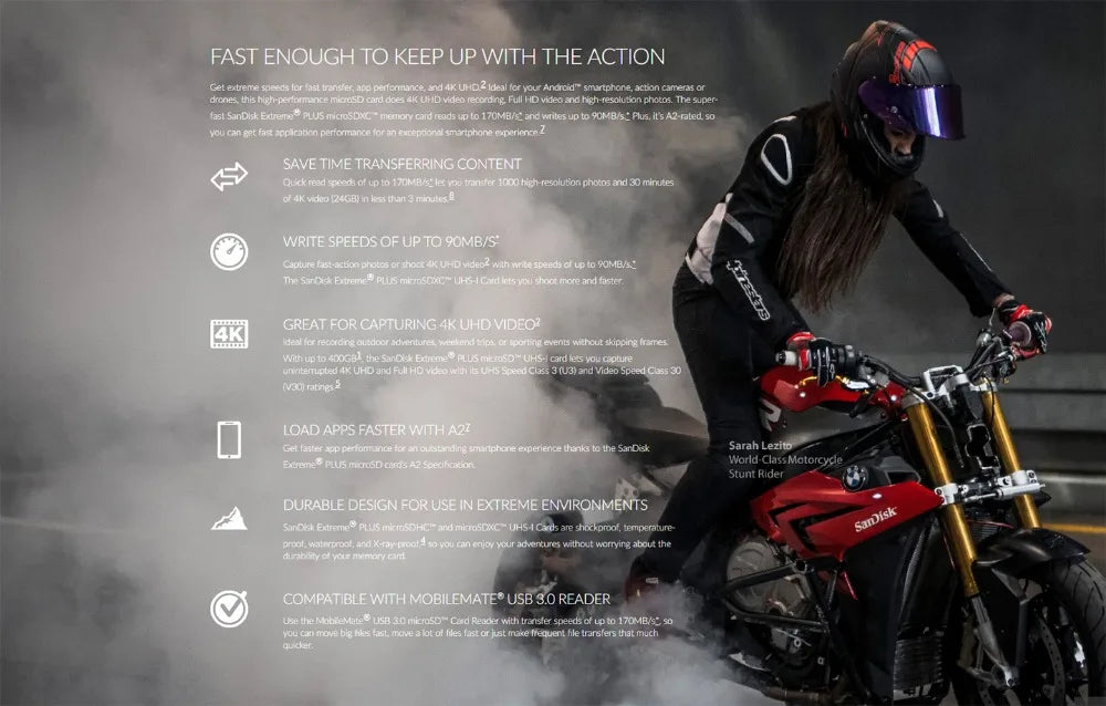 Sandisk ultra micro cartão sd 128gb 256gb u3 4k v30 a2 classe 10 UHS-1 cartão flash 512gb 64gb 1tb cartão microsd/tf para câmera do telefone