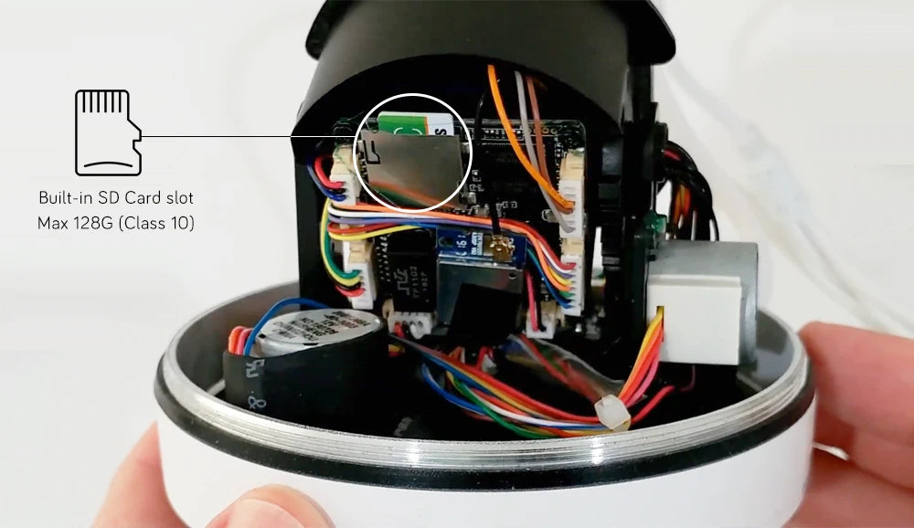 5mp wifi dome câmera ptz 5x zoom óptico câmera ip rastreamento humanóide conversa bidirecional sem fio câmeras de vigilância de segurança em casa