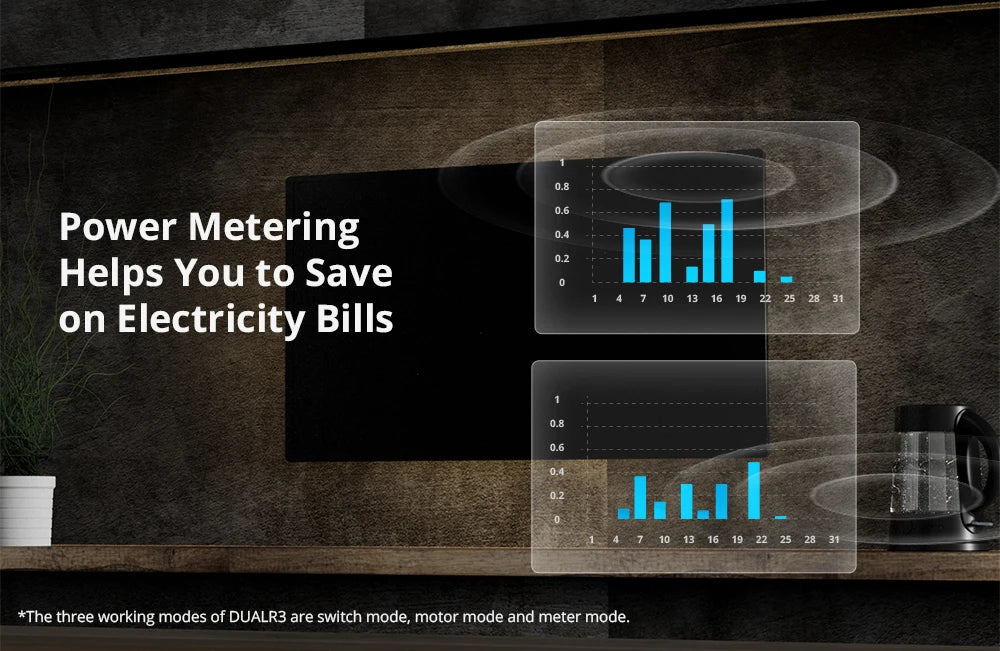 Sonoff duplo r3 relé duplo wifi interruptor inteligente controle em dois sentidos medição de energia rolo tons motor cortinas elétricas interruptor