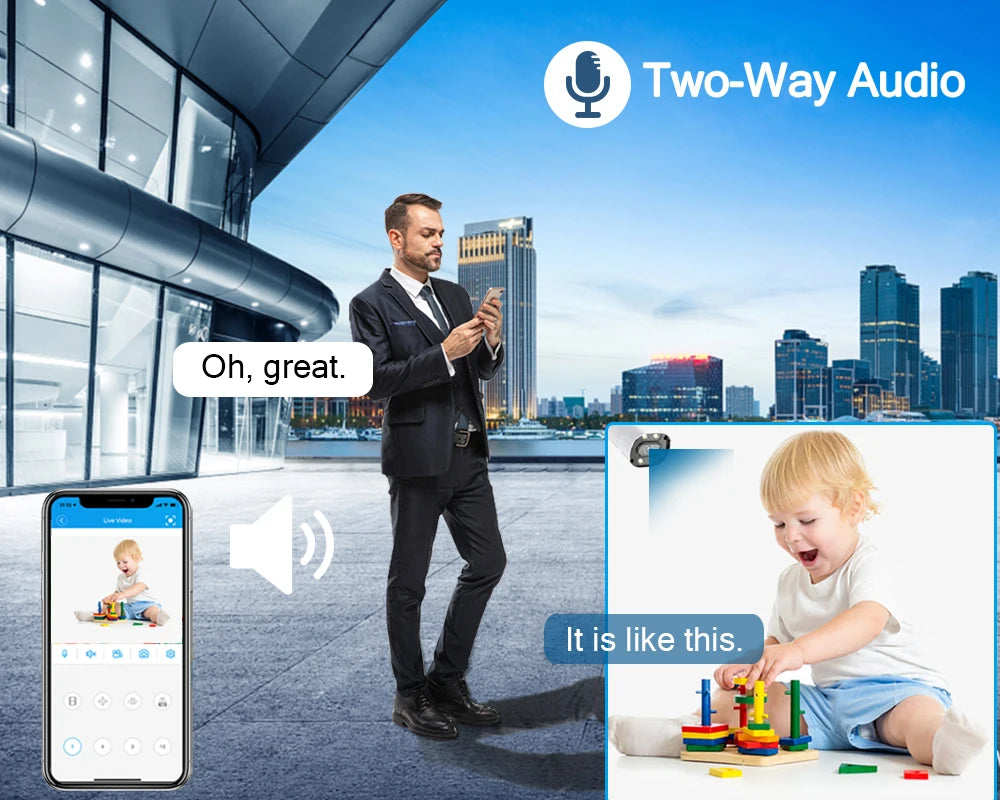 Vida inteligente 5mp wifi ptz câmera ip rastreamento automático ao ar livre tuya cor visão noturna sem fio cctv câmera de vigilância segurança mini