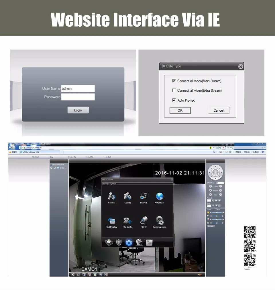 Câmera IP PoE Bullet 2MP/3MP/5MP/8MP com Detecção Humana H.265 ONVIF IP66 Visão Noturna 30m - BESDER
