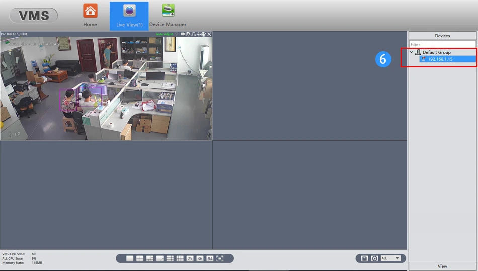 NVR SMAR H.265 - 8/16/32 Canais - Suporta Câmeras 4K 8MP - Detecção Facial - Onvif