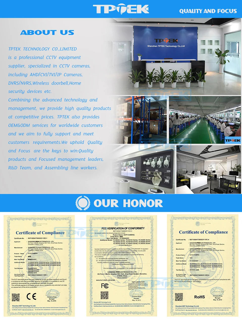 Câmera TPTEK 8MP 4K WiFi IP Bullet com IA Humana e Visão Noturna 30m IP66