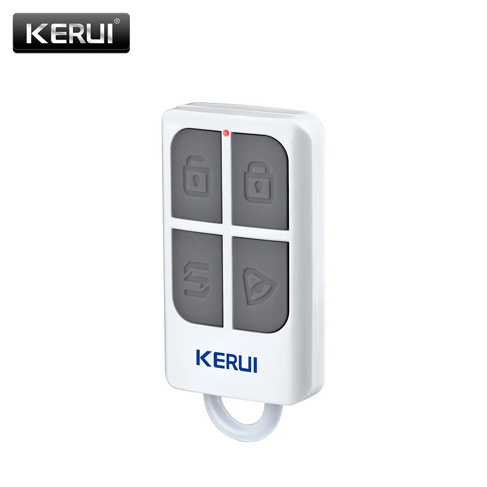 Controle Remoto Sem Fio KERUI RC531 4 Botões Chaveiro para Sistema de Alarme WiFi GSM PSTN - KERUI