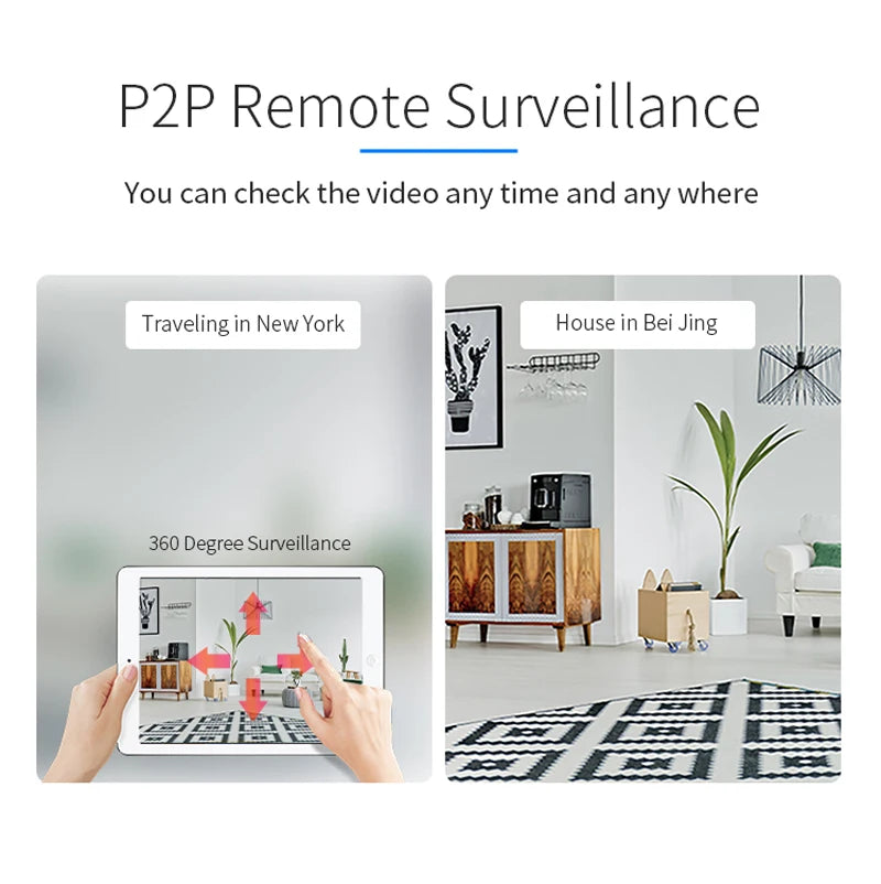 Vida inteligente câmera sem fio ip hd tuya humano rastreamento automático cctv vigilância de segurança cor ir visão noturna interior wi fi casa cam