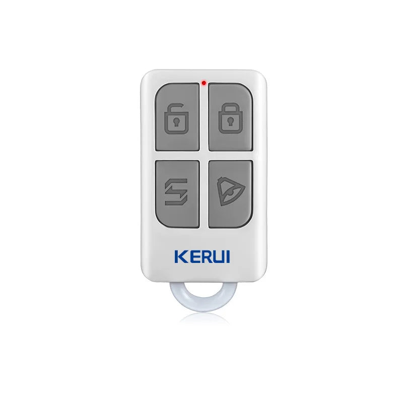 Controle Remoto Sem Fio KERUI RC531 4 Botões Chaveiro para Sistema de Alarme WiFi GSM PSTN - KERUI