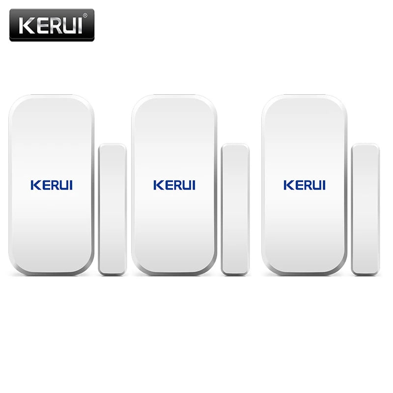 Sensor Magnético de Porta/Janela KERUI D025 Sem Fio 433MHz para Sistema de Alarme GSM PSTN - KERUI