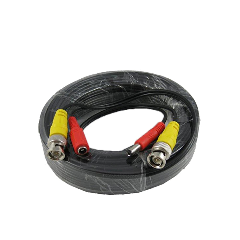 Cabo BNC+DC 2 em 1 Coaxial para Câmera AHD CCTV DVR 5m/10m/20m/30m - SUSIKUM
