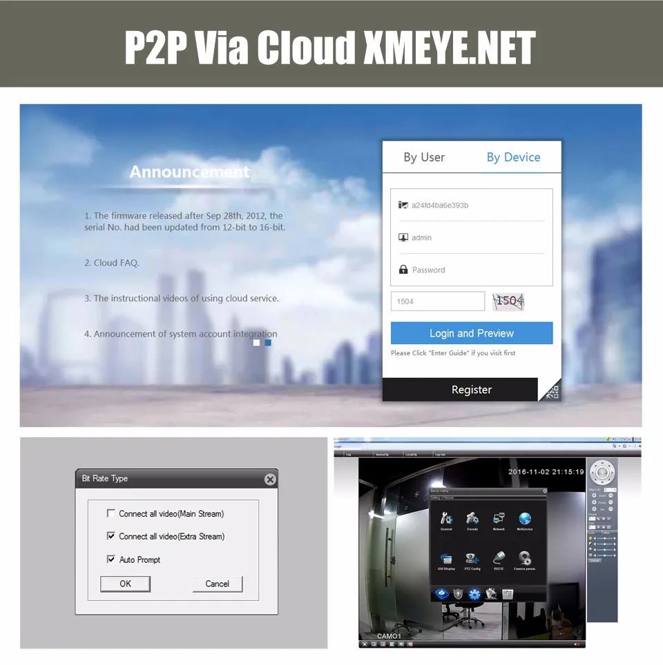 Câmera IP PoE Bullet 2MP/3MP/5MP/8MP com Detecção Humana H.265 ONVIF IP66 Visão Noturna 30m - BESDER