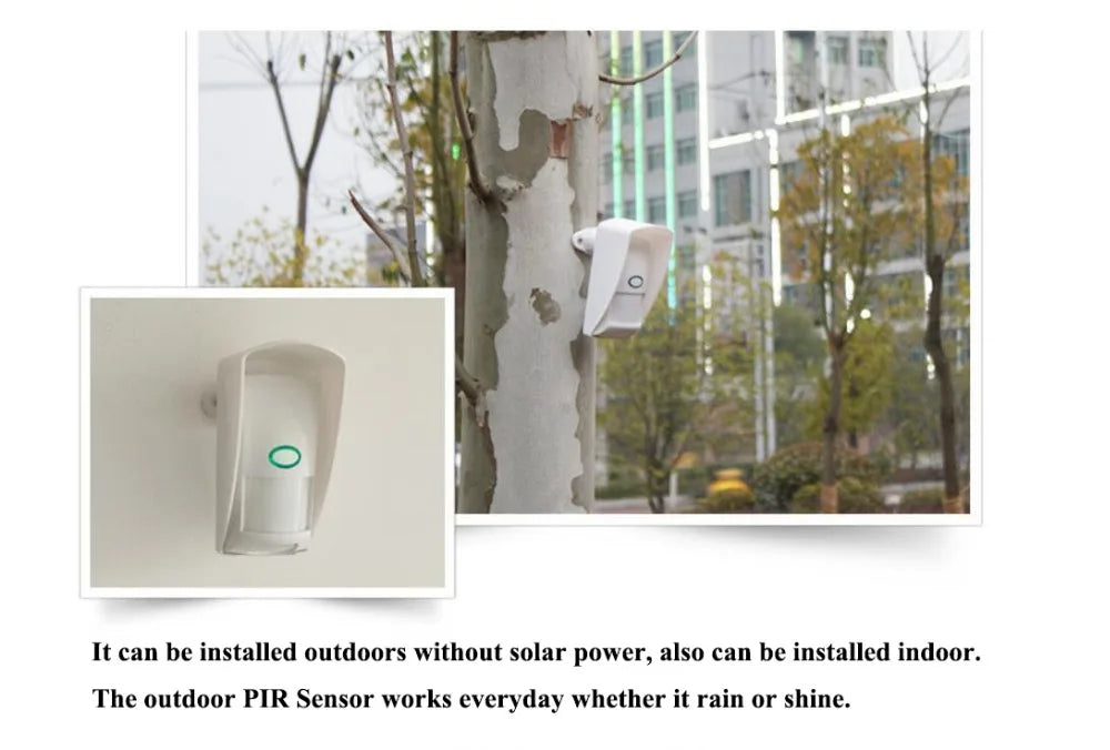 Sensor de Movimento PIR FD FD102 433MHz Sem Fio Imune Pet À Prova D'Água Longa Distância