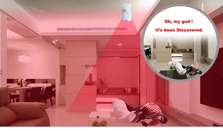 Sensor de Movimento PIR FD FD102 433MHz Sem Fio Imune Pet À Prova D'Água Longa Distância