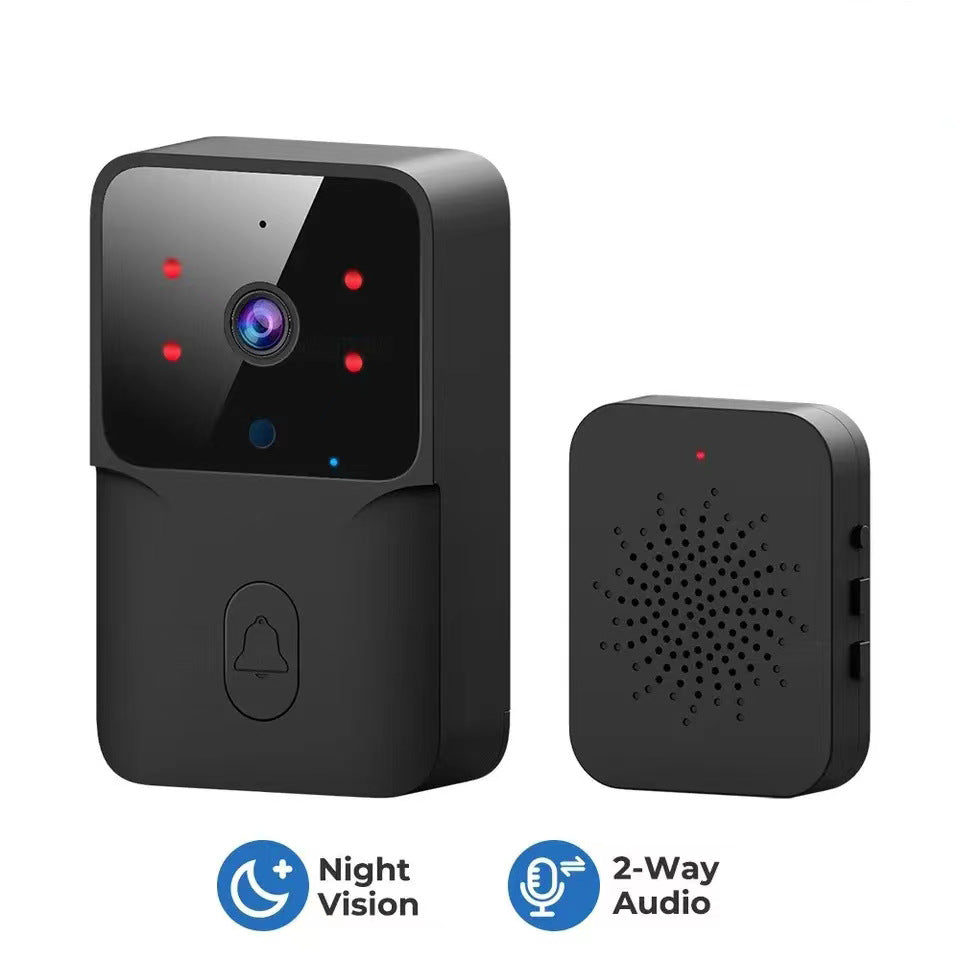 Campainha de vídeo wi-fi, telefone sem fio, sistema de intercomunicação bidirecional, visão noturna ir, campainha de segurança para casa inteligente, monitor de câmera