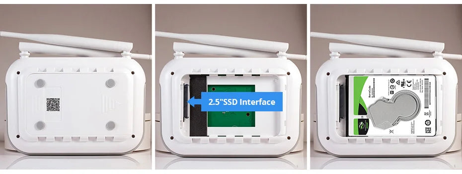 NVR KERUI 8 Canais WiFi - 5MP 2K - Mini Gravador de Vídeo - Onvif - XMEye/iCSee