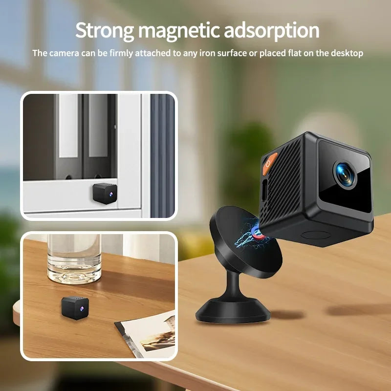 W02 1080p mini proteção de segurança casa visão noturna vigilância acampamento ao ar livre wifi subminiatura câmera casa inteligente cctv vídeo