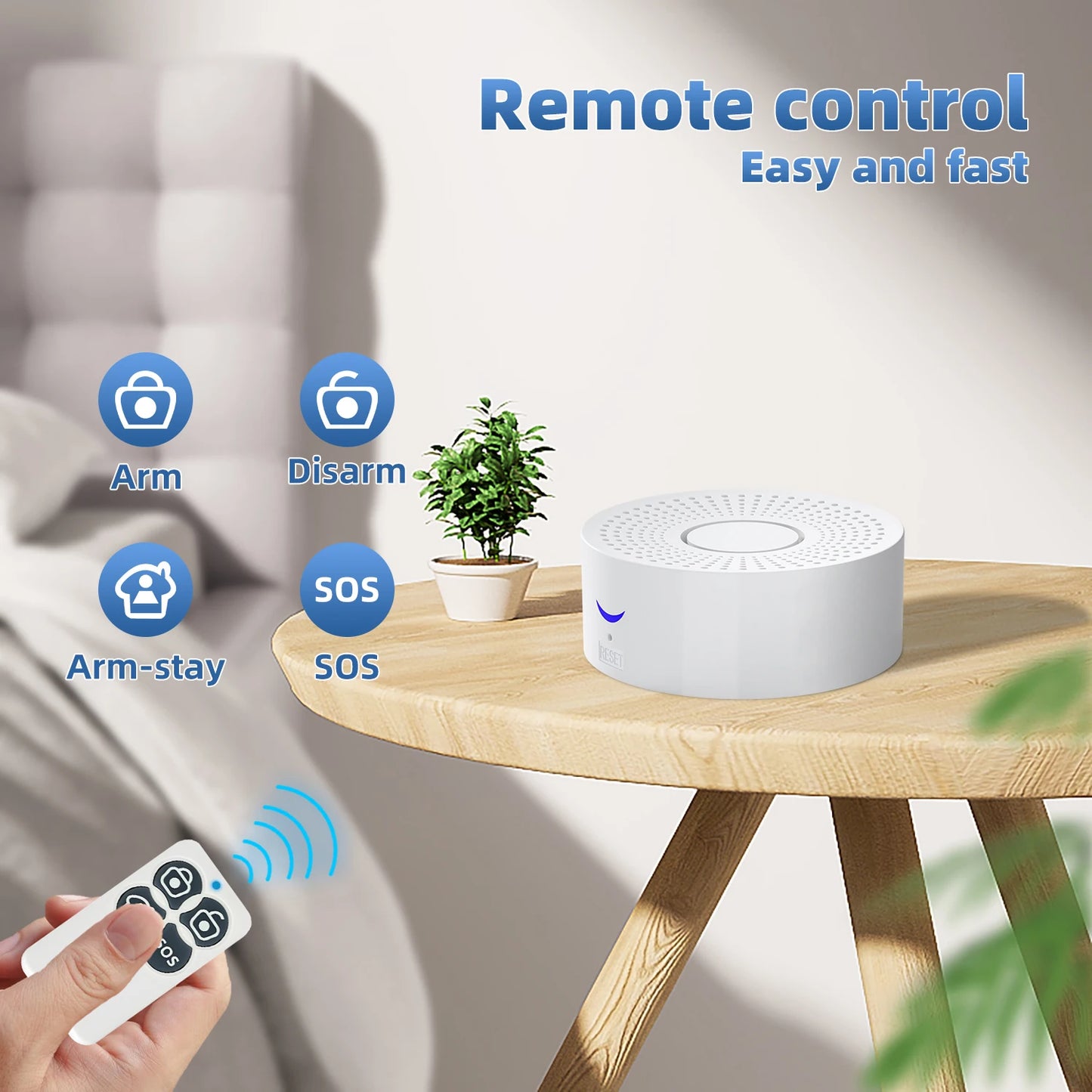 Tuya Wifi Smart Home Alarm System 433mhz Alarme de Segurança Assaltante Siren Smart Life App Controle Sem Fio Kits de Alarme Doméstico
