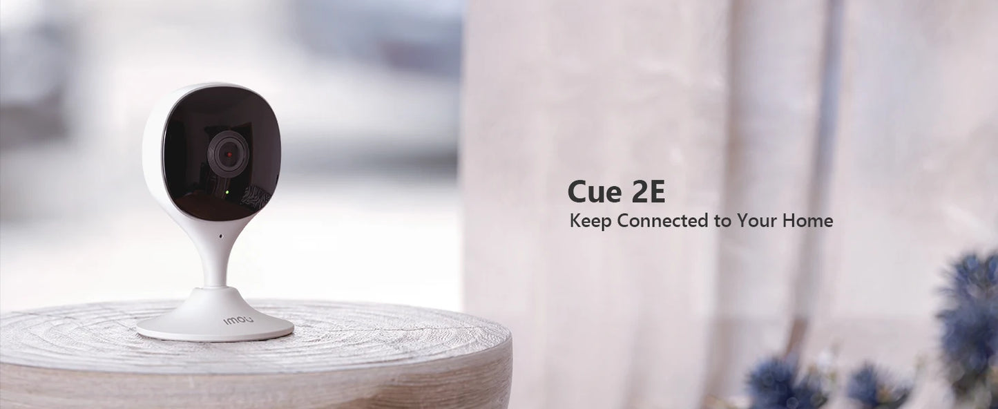 Câmera Interna WiFi 3MP IMOU Cue 2E | Detecção Humana, Alexa, Google e Monitor de Bebê
