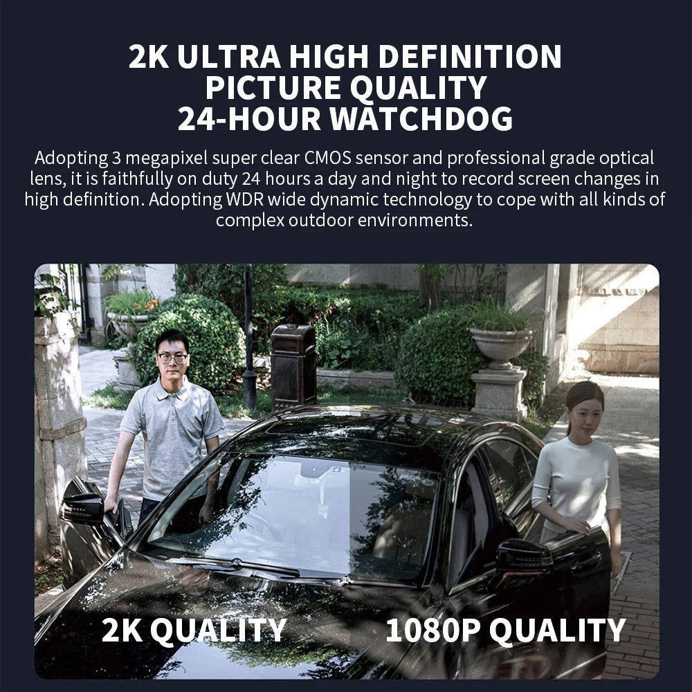 Câmera de Segurança Xiaomi Mijia AW300 2K IP66 com Visão Noturna Colorida Full Color e WiFi - App Mi Home