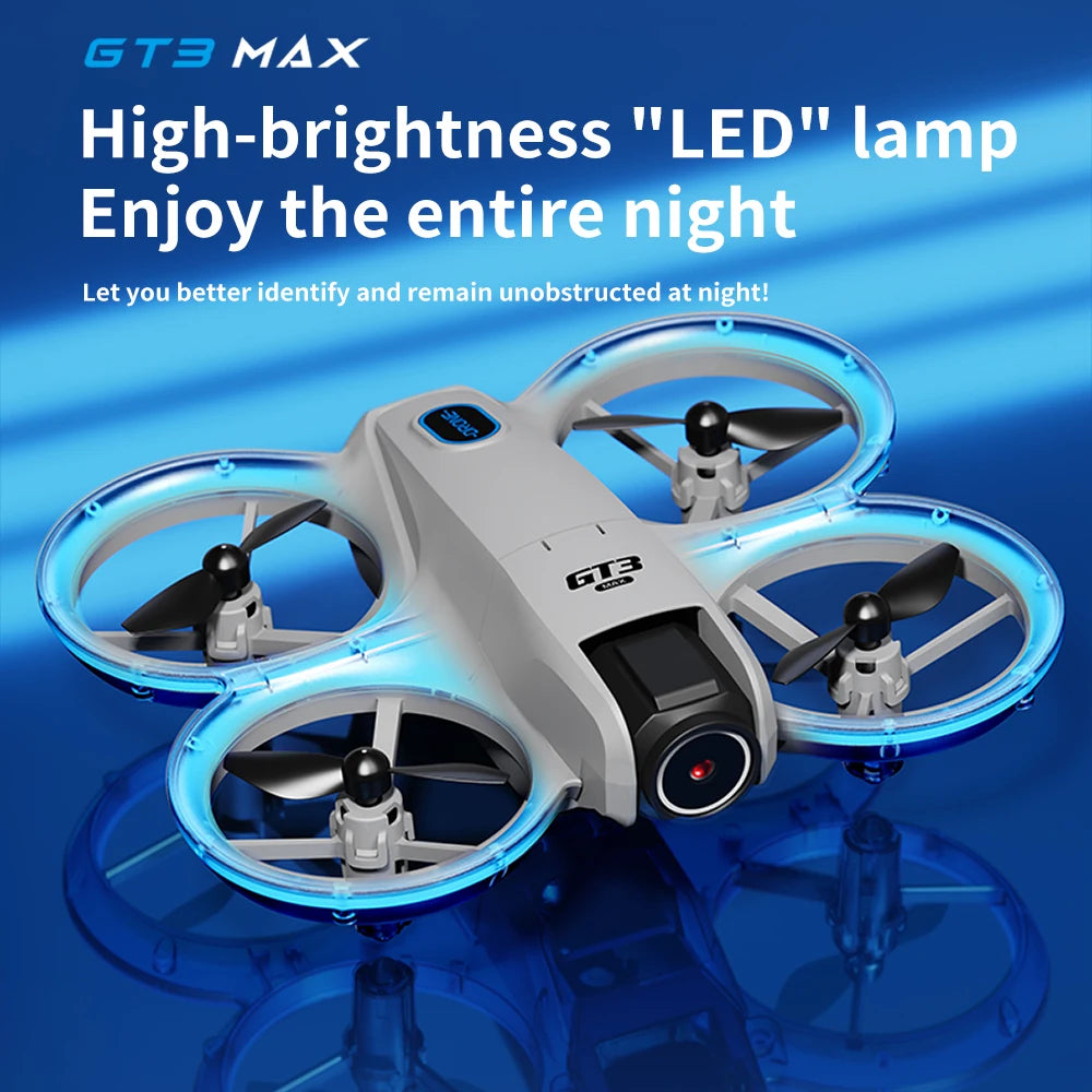 Drone GT3 MAX 8K GPS Profissional Fotografia Aérea 5G Fluxo Óptico Iluminação Dinâmica Quadcopter oein
