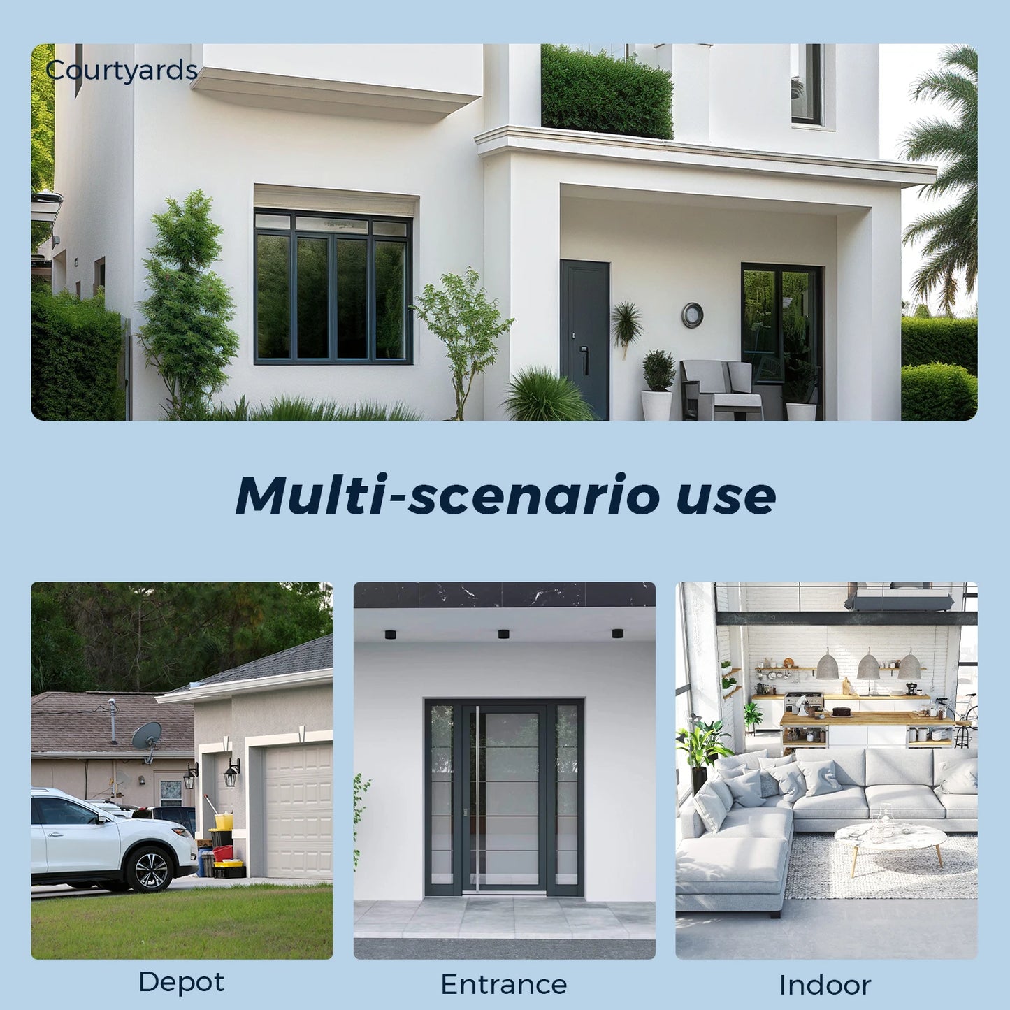 BESDER 15MP Wifi Câmera IP PTZ 10MP Três Tela 180 °   Proteção de segurança CCTV de 8MP com rastreamento automático externo grande angular O-Kam Pro