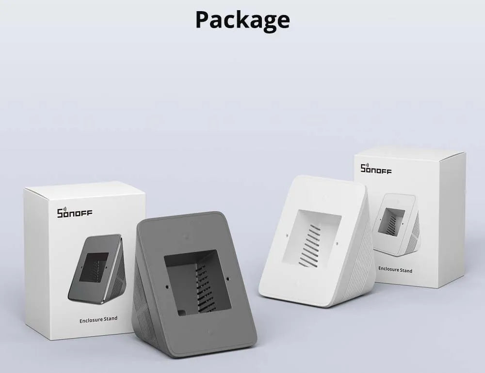 1/3/4 pçs sonof suporte painel de controle central base portátil casa inteligente para sonof nspanel pro e nspanel desktop prateleira parede