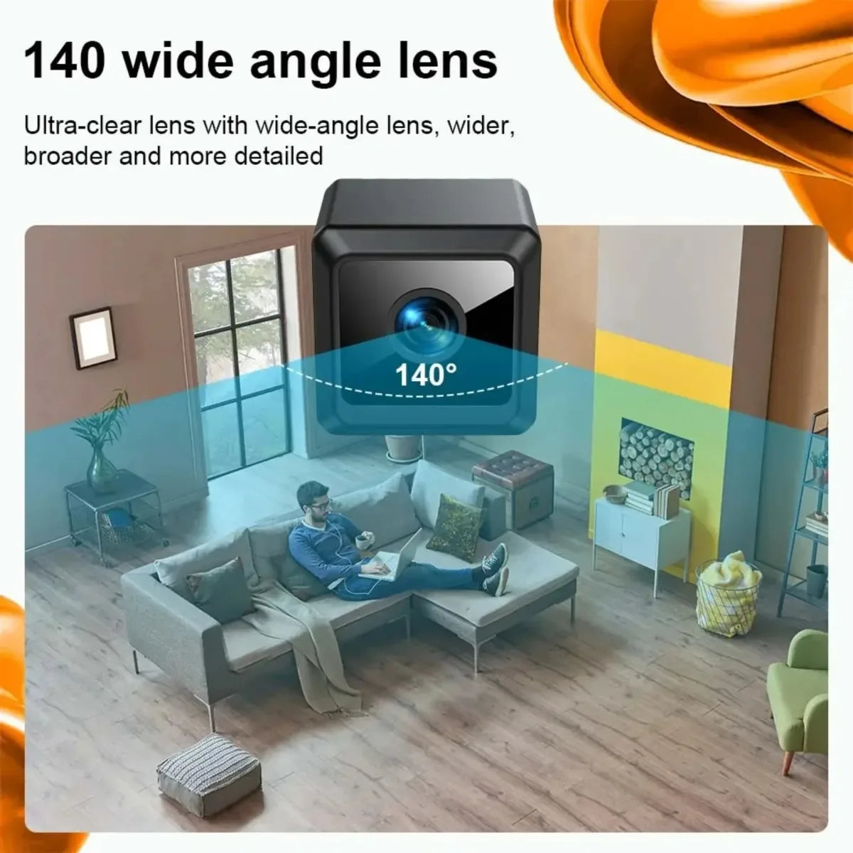 W02 1080p mini proteção de segurança casa visão noturna vigilância acampamento ao ar livre wifi subminiatura câmera casa inteligente cctv vídeo