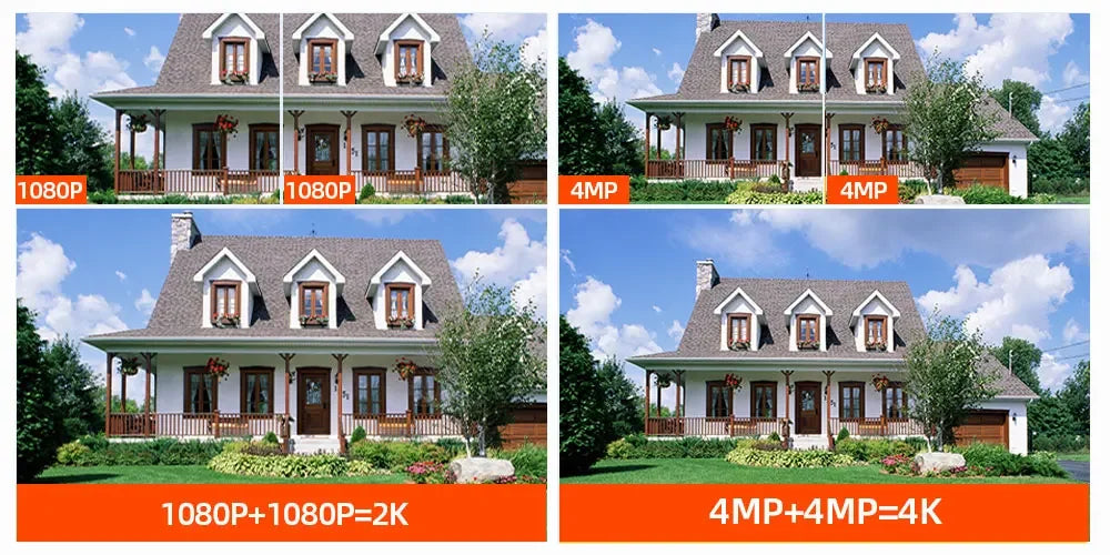 Câmera PTZ MvpSecam 8MP Lente Dupla – WiFi Pan 360°, Visão Noturna Colorida 40m e Detecção Humana por IA
