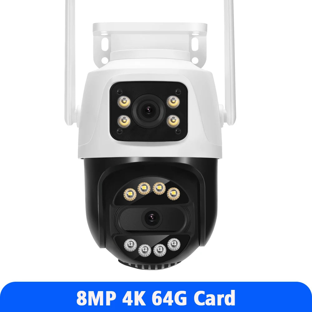 Câmera WiFi 12MP 6K Dome com Zoom 8X Detecção Humana IA Rastreamento Automático Alexa - ASECAM AS60WIC