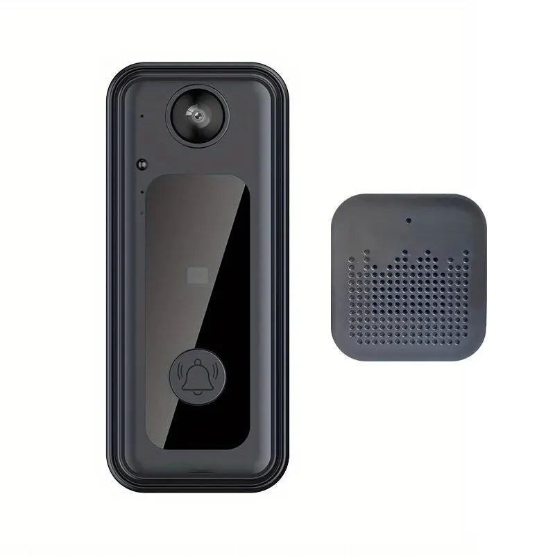 Video Porteiro Inteligente Tuya WiFi com Câmera HD Visão Noturna Áudio Bidirecional Mudador de Voz