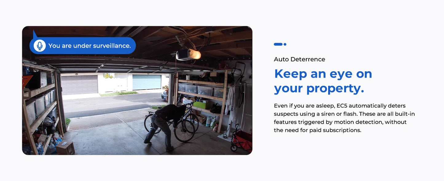 Câmera IMILAB EC5 Floodlight 2K 3MP 360° com Holofote 400Lm e Rastreamento Humano