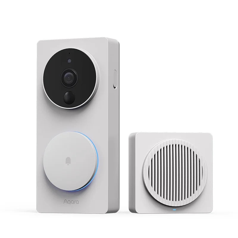 Aqara wi fi inteligente vídeo campainha g4 sem fio 1080p hd câmera ir alarme de segurança casa inteligente campainha da porta wi fi intercom para casa