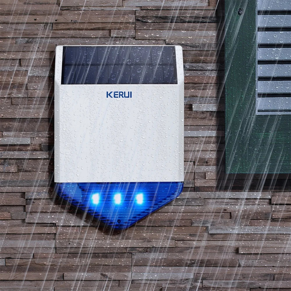 Central de Alarme KERUI G70 Tuya WiFi 4G Tela Touch 7" + Sensor PIR P10 FSK 100 Zonas Sistema Inteligente - KERUI