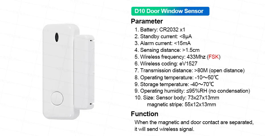 Central de Alarme KERUI G70 Tuya WiFi 4G Tela Touch 7" + Sensor PIR P10 FSK 100 Zonas Sistema Inteligente - KERUI