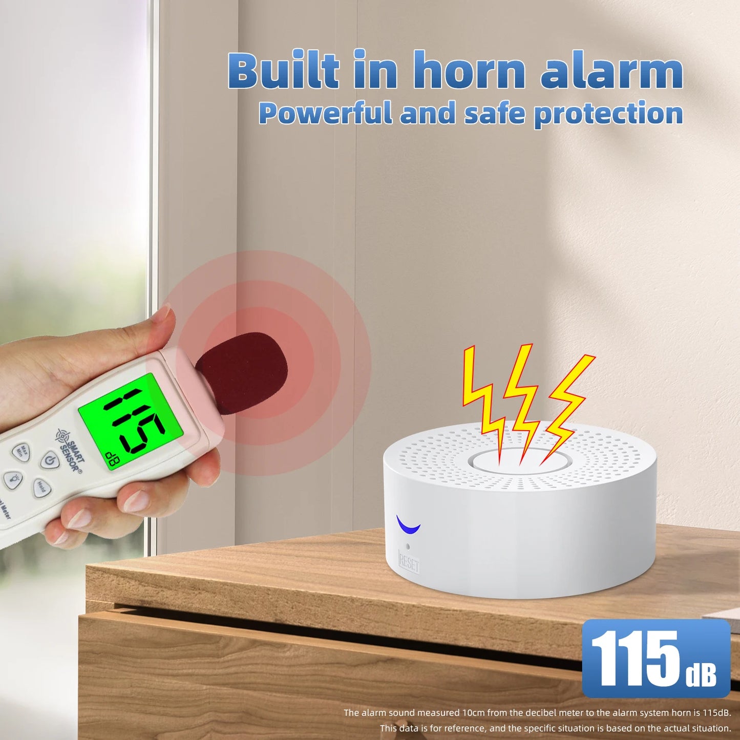 Tuya Wifi Smart Home Alarm System 433mhz Alarme de Segurança Assaltante Siren Smart Life App Controle Sem Fio Kits de Alarme Doméstico