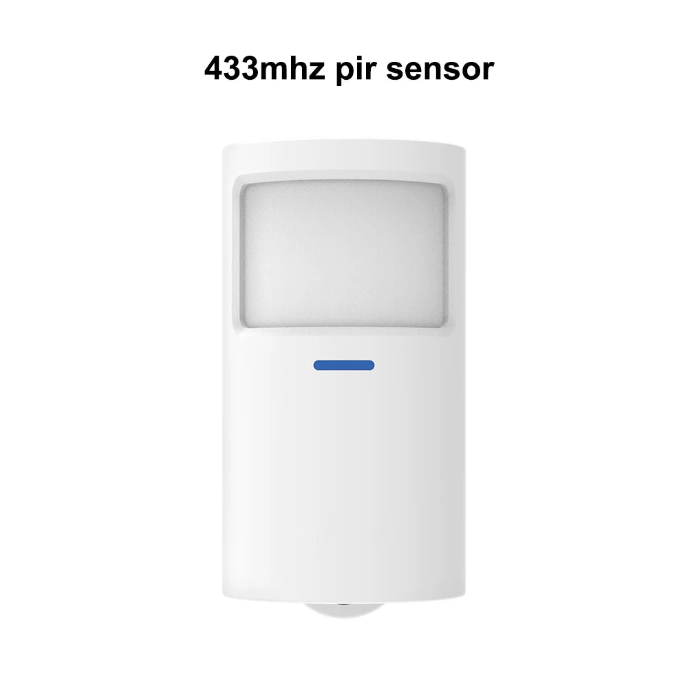 Taiboan sistema de alarme residencial sem fio, host wi-fi, 433mhz, detector de movimento contra roubo, detector de fumaça de incêndio, tuya smart life, controle por aplicativo