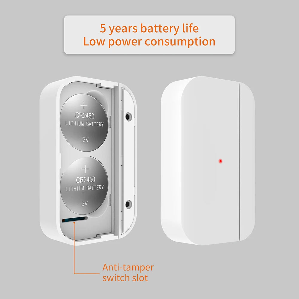 Taiboan sistema de alarme residencial sem fio, host wi-fi, 433mhz, detector de movimento contra roubo, detector de fumaça de incêndio, tuya smart life, controle por aplicativo