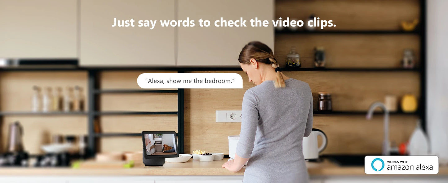 Câmera Interna WiFi 3MP IMOU Cue 2E | Detecção Humana, Alexa, Google e Monitor de Bebê