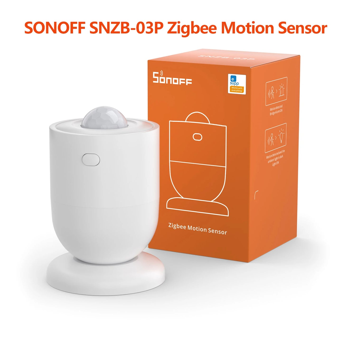 Botão Sem Fio Zigbee 3.0 SNZB-01P Sensor Inteligente Casa Inteligente SONOFF
