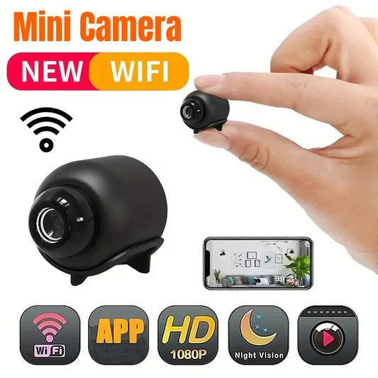 1080p mini câmera de vigilância sem fio segurança vídeo cam visão noturna detecção movimento filmadora mini cam monitor casa inteligente novo