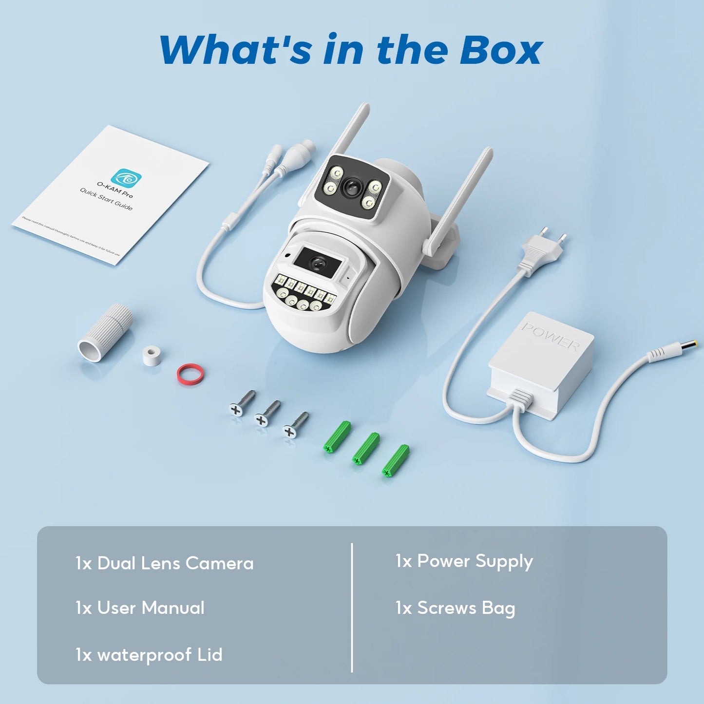 BESDER 15MP Wifi Câmera IP PTZ 10MP Três Tela 180 °   Proteção de segurança CCTV de 8MP com rastreamento automático externo grande angular O-Kam Pro