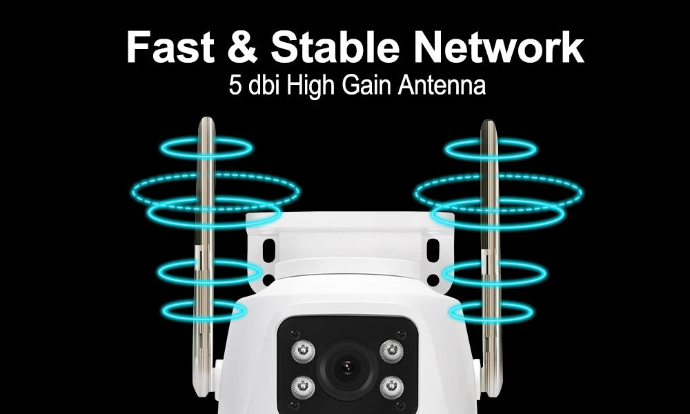 Câmera WiFi 12MP 6K Dome com Zoom 8X Detecção Humana IA Rastreamento Automático Alexa - ASECAM AS60WIC