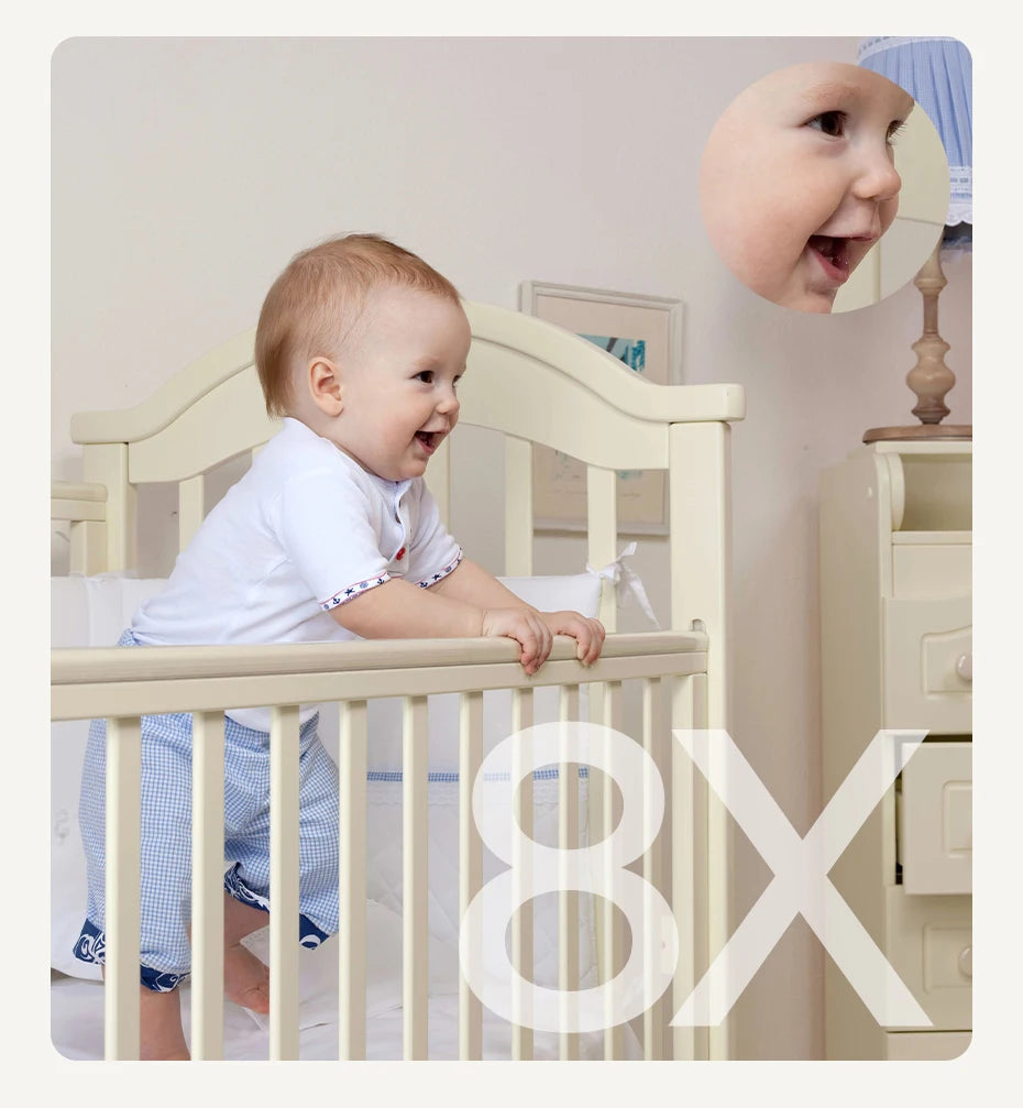 Câmera Baseus P1 Pro 5MP 3K WiFi Dual Band 2.4G/5G 360° com IA Quádrupla